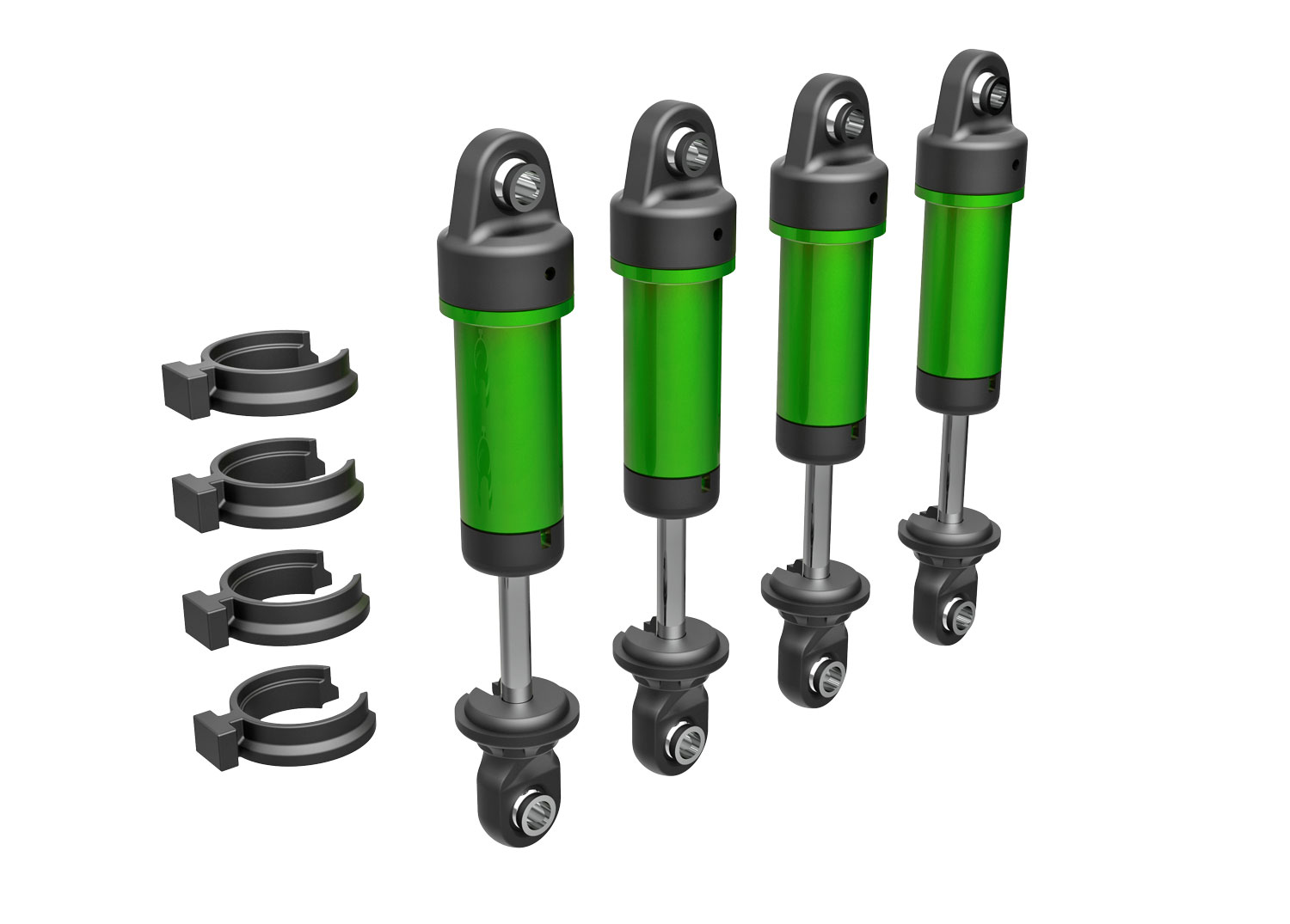 Green Aluminum GTM Shocks (4)