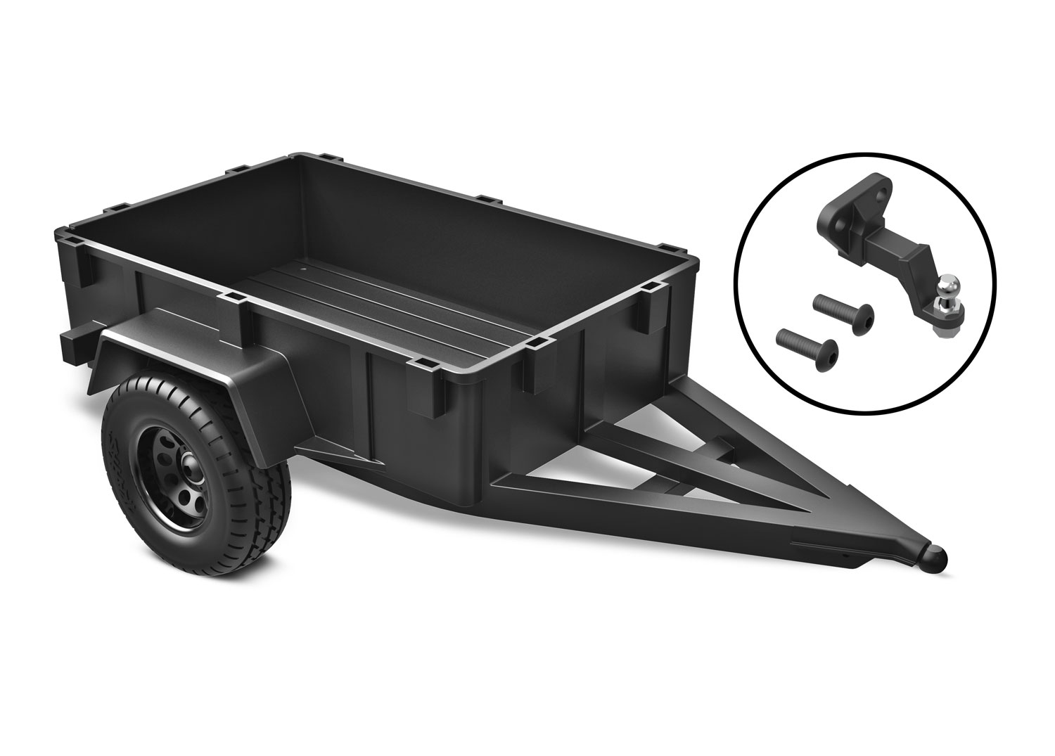 TRX-4M Utility Trailer with Hitch