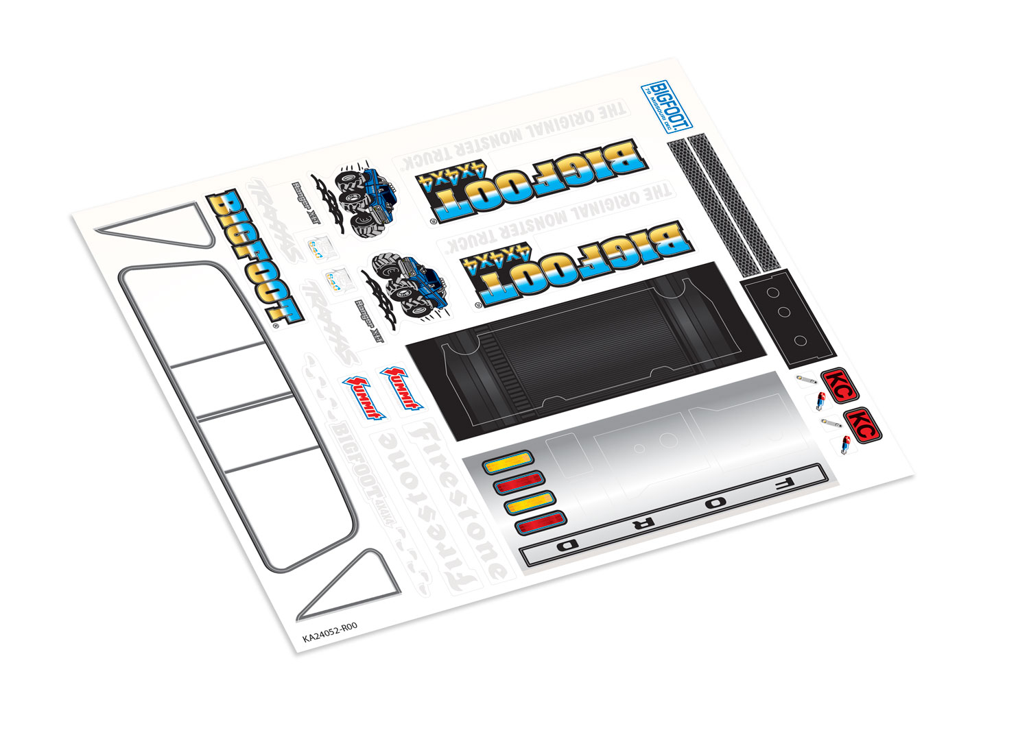 TRX-4MT BIGFOOT No. 1 Decal Kit