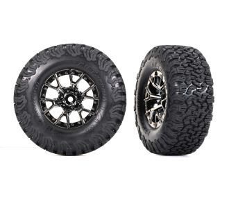Ford Raptor R Black Rear Wheels with BFG Tires (2)