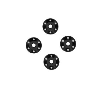 Black Aluminum Wheel Washers (4)