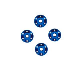 Blue Aluminum Wheel Washers (4)