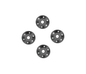 Gray Aluminum Wheel Washers (4)