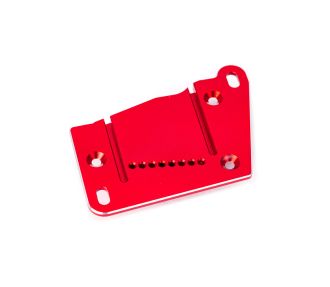 Red Aluminum Motor Plate