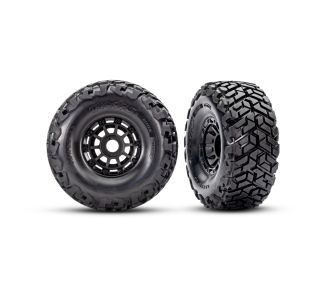 Black Wheels w/ Maxx SC Belted Tires (2)