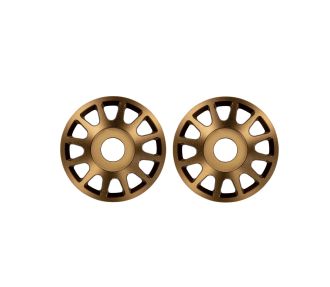 Pro Scale Bronze Aluminum Wheel Centers (2)