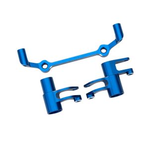 Blue Aluminum Steering Bellcrank Assembly