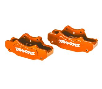 Orange Aluminum Sand Car Brake Calipers (L&R)