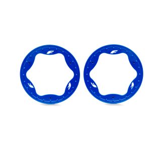 3.5" Red Funco Front Beadlock Rings (2)
