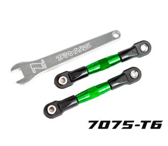 TUBES 56 mm Green Aluminum Rear Camber Links (2)