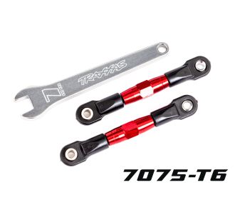 TUBES 56 mm Red Aluminum Rear Camber Links (2)