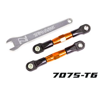 TUBES 56 mm Orange Aluminum Rear Camber Links (2)