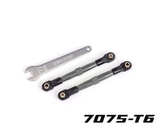 TUBES 75 mm Gray Aluminum Front Toe Links (2)