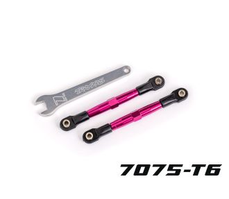 TUBES 75 mm Pink Aluminum Front Toe Links (2)