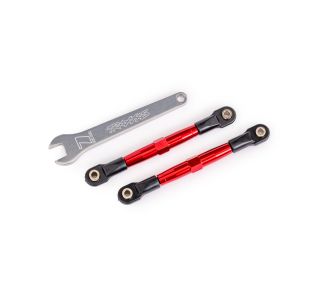 TUBES 75 mm Red Aluminum Front Toe Links (2)