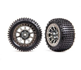 Multi-Spoke 2.2" Wheels with Alias Tires (2)