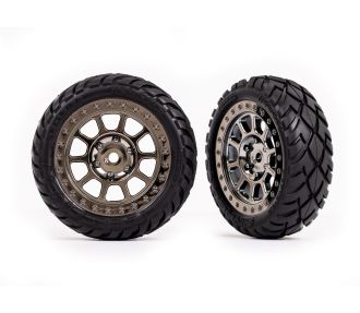 Multi-Spoke 2.2" Wheels with Anaconda Tires (2)