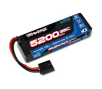 5200 mAh 7.4 Volt 2-Cell Hard Case LiPo Battery