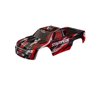 Stampede 2WD Red Clipless Body