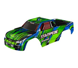 Stampede 2WD Green Clipless Body