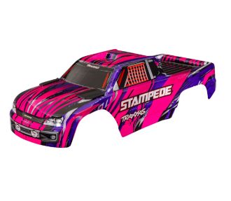 Stampede 2WD Pink Clipless Body
