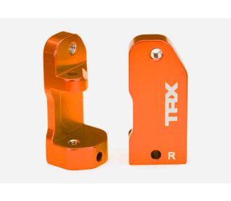Orange Aluminum Caster Blocks (L&R)