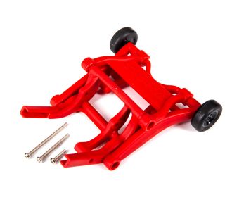 Red Assembled Wheelie Bar & Screws