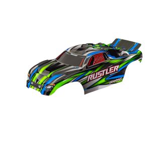Rustler 2WD Green Clipless Body