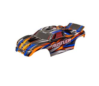 Rustler 2WD Orange Clipless Body