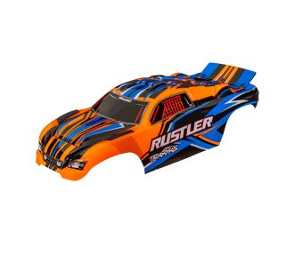 Rustler 2WD Orange Clipless Body
