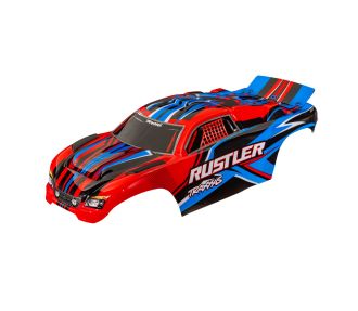 Rustler 2WD Red Clipless Body