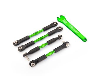 Green Aluminum Camber Link Set (F&R)