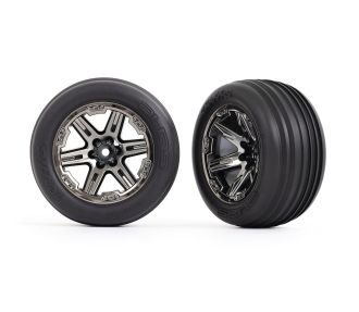 RXT 2.8" Black Chrome Wheels & Alias Tires (2)