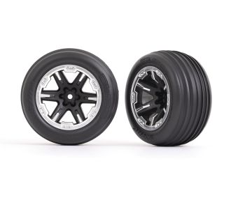 RXT 2.8" Black and Satin Wheels & Alias Tires (2)