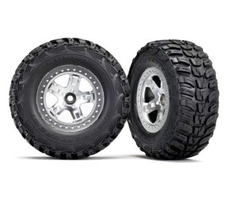 SCT Satin Chrome Wheels & Kumho Tires (2)