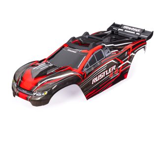 Rustler 4X4 Red Clipless Body
