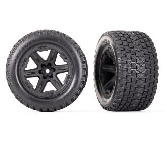 RXT 2.8" Black Wheels & Gravix Tires (2)