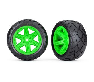 RXT 2.8" Green Wheels & Anaconda Tires (2)