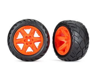 RXT 2.8" Orange Wheels & Anaconda Tires (2)