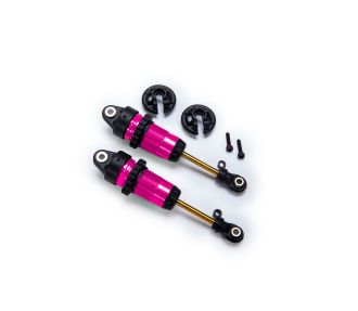 1/10 Pink Aluminum Long GTR Shocks (2)