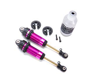 1/10 Pink Aluminum XX-Long GTR Shocks (2)