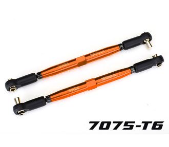 TUBES 157 mm Orange Aluminum Toe Links (2)