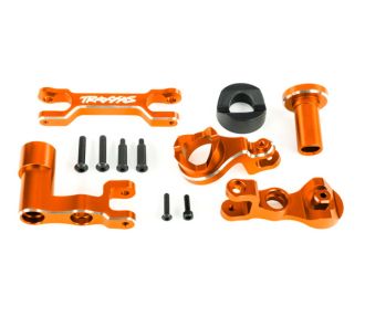 X-Series Orange Aluminum Steering Bellcrank Assembly