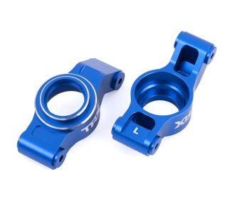 X-Series Blue Aluminum Rear Stub Axle Carriers (L&R)
