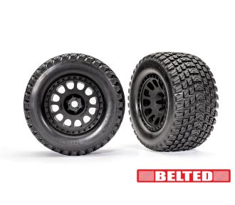 XRT Blk Chrm Wheels w/ Belted Gravix Race Tires (L&R)