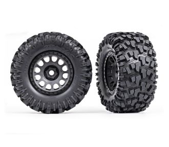 XRT Matte Black Wheels w/ Maxx AT Tires (L&R)
