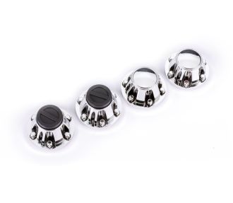 Chrome Wheel Center Caps (4)