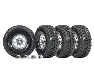 1.9" Chrome Mag Wheels w/ Canyon Trail Tires (2)