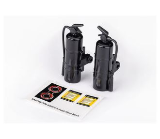 Replica Black Fire Extinguishers with Decals (2)