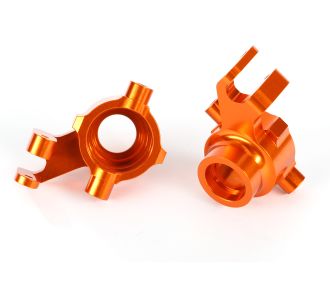 Orange Aluminum Steering Blocks (L&R)